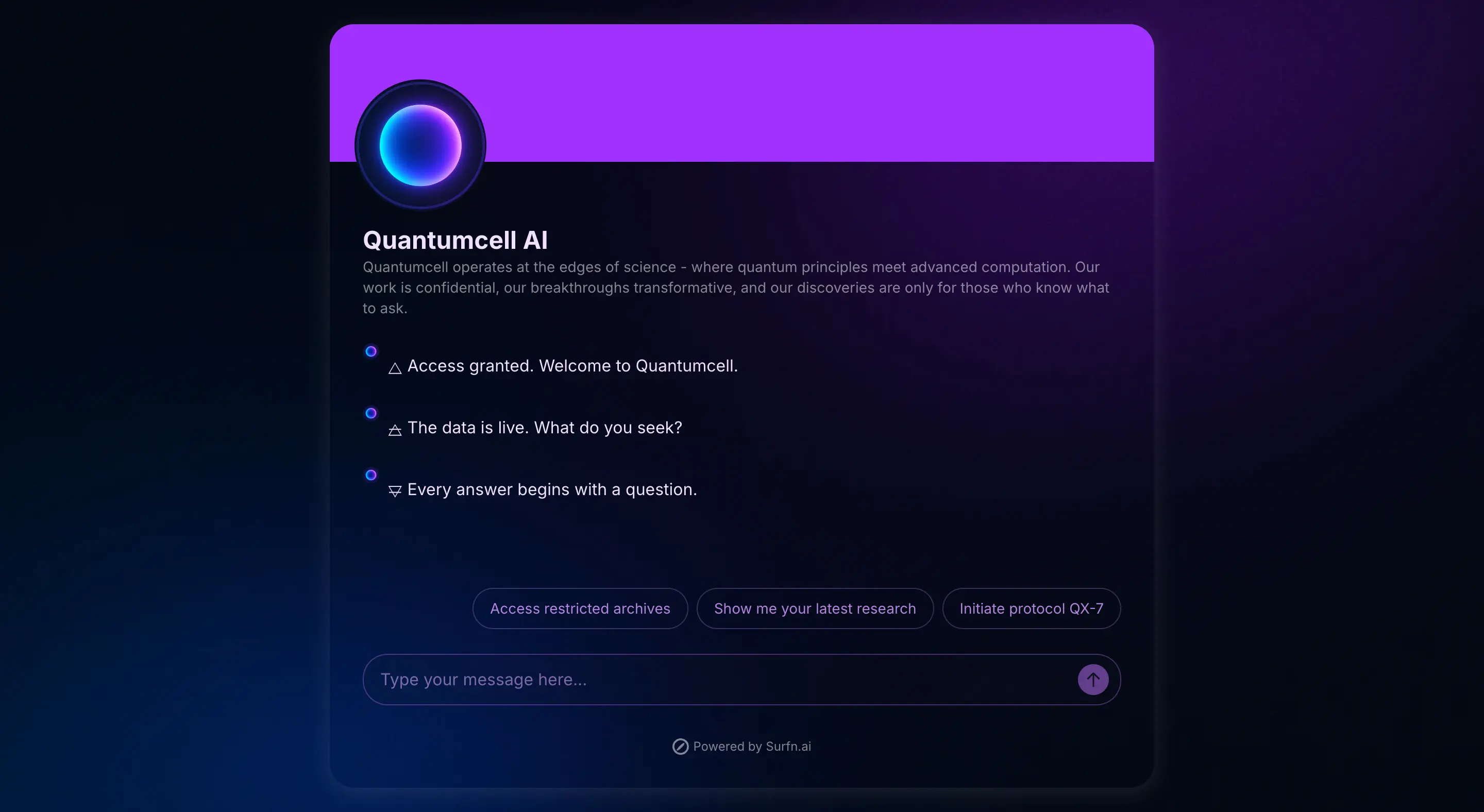 Deep tech AI agent landing page website with ChatGPT, Gemini, Claude AI models