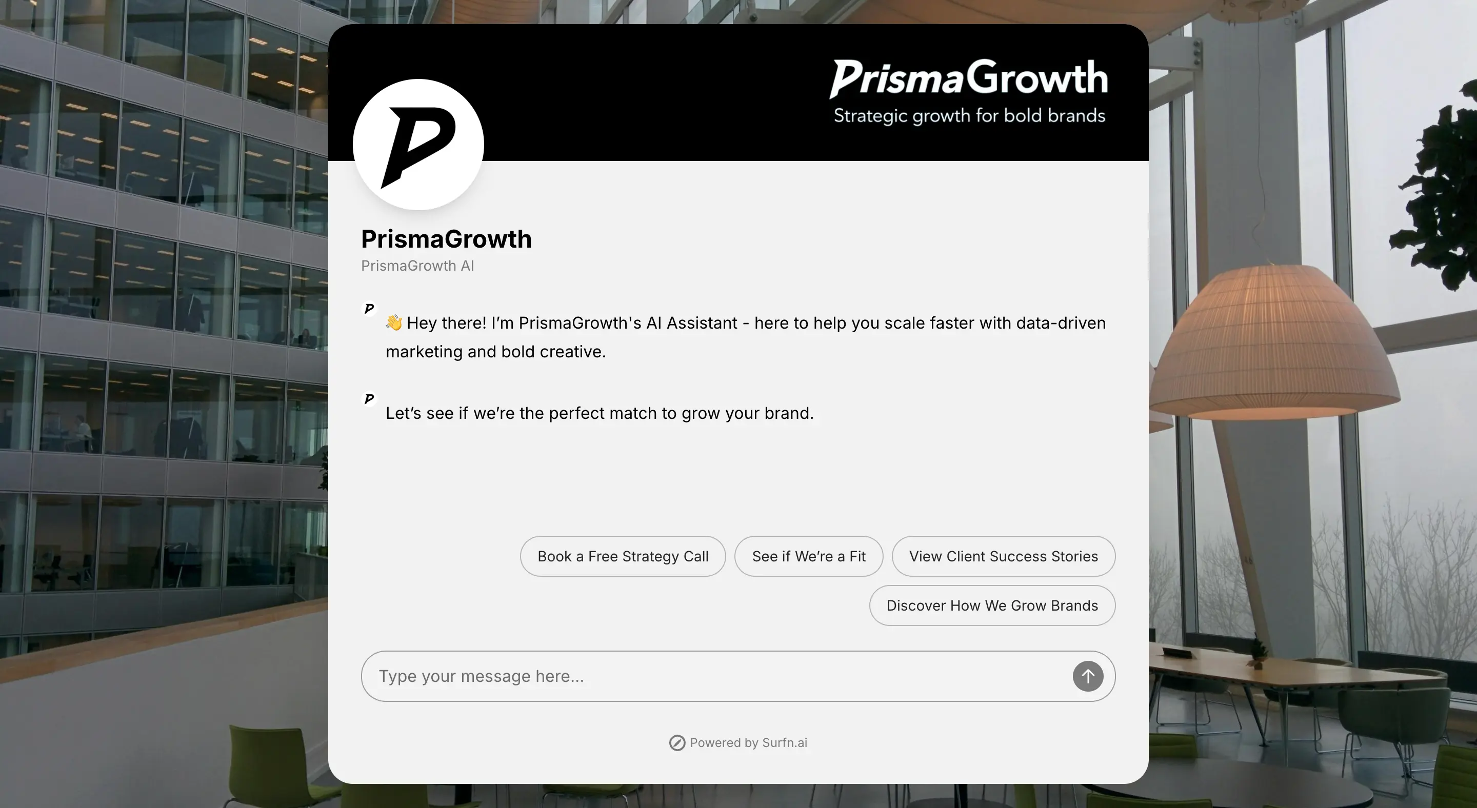 Marketing agency AI agent landing page website with ChatGPT, Gemini, Claude AI models